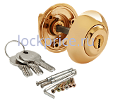 Завертка сантехническая с ключом MH-CYL GP Цвет - Золото